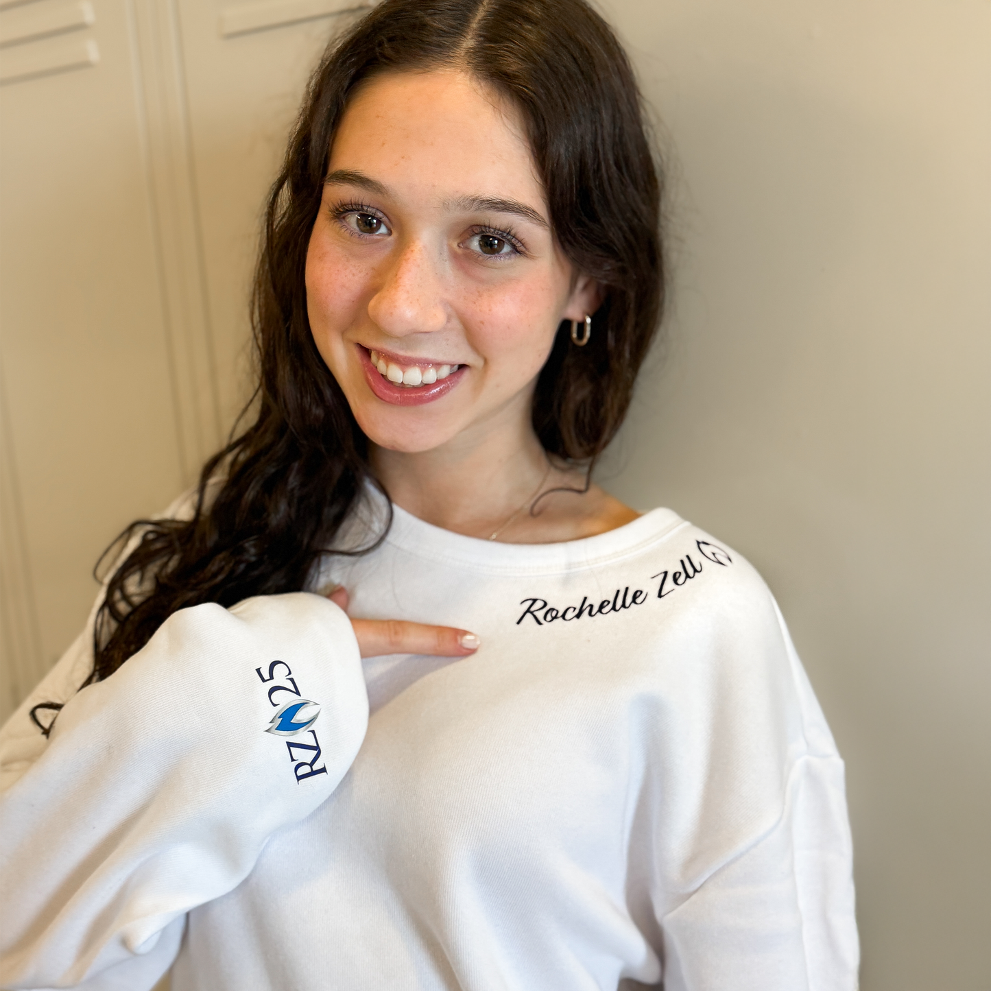 CJHS/RZJHS Embroidered Collar Crew Neck