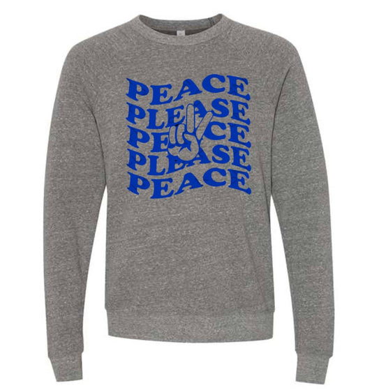 Peace Please Crew Neck