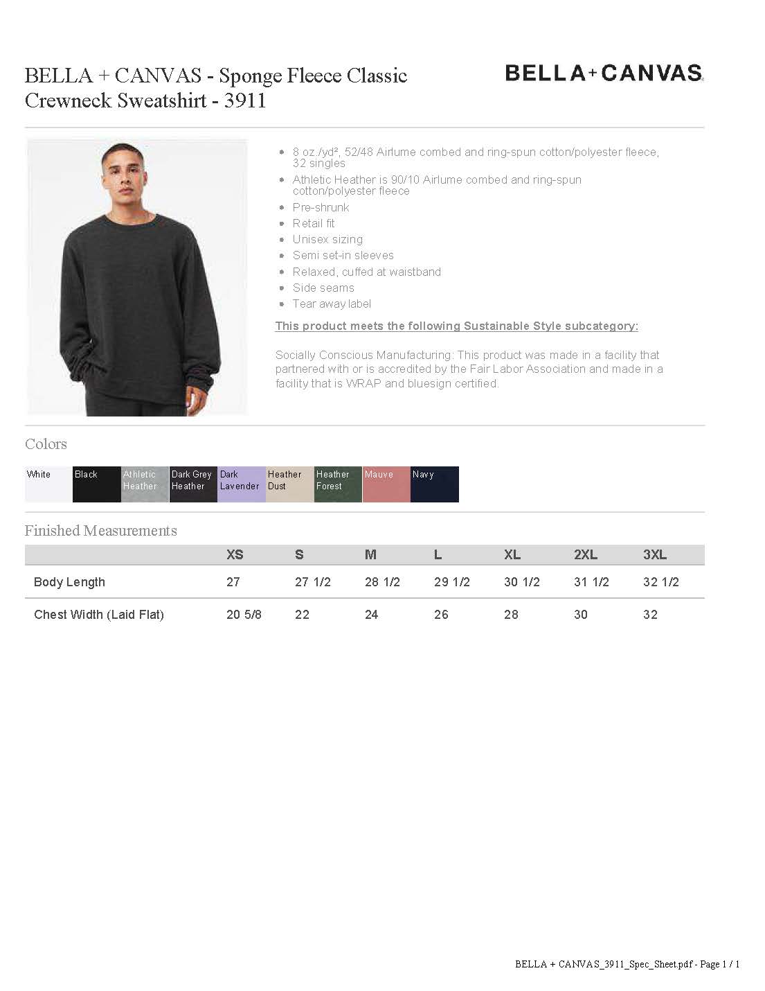 CJHS/RZJHS Embroidered Collar Crew Neck