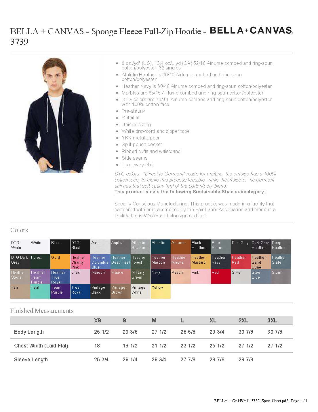 JCYS Stripes Zip Up