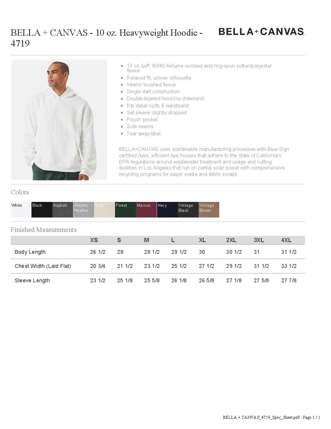 JAXSON DAVIS Logo Front Only Hooded Pullover