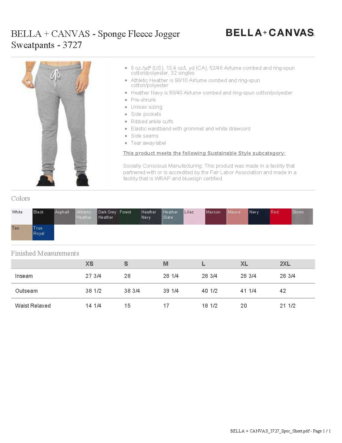 CLARENDON HILLS MIDDLE SCHOOL Retro Circle Joggers