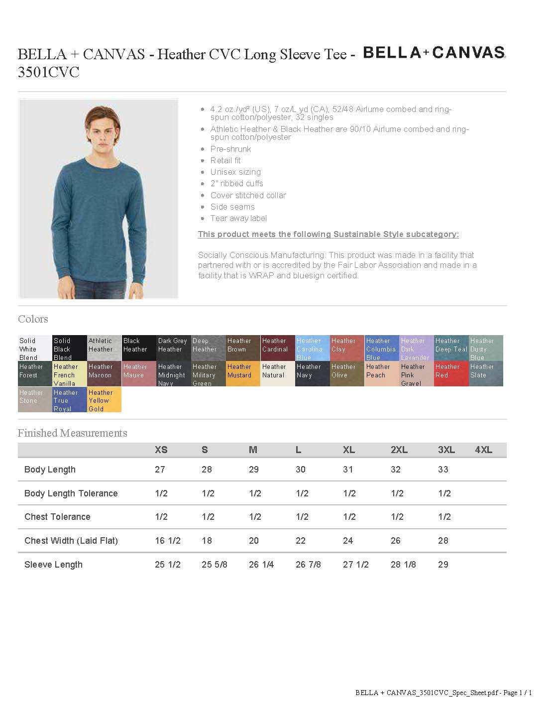 JCYS Hello Preschool Long Sleeve Tee
