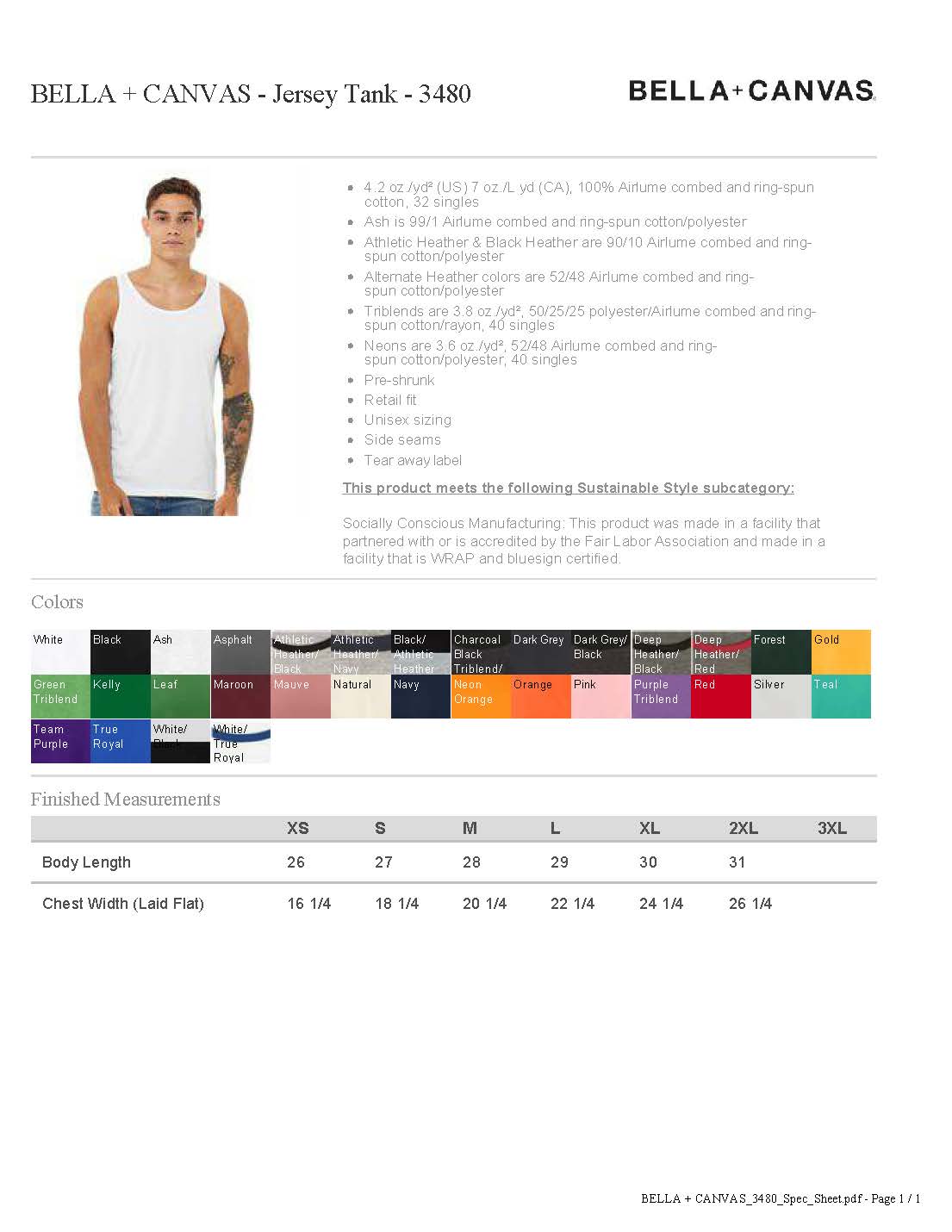 RHYTHMIX Black Cotton Tank