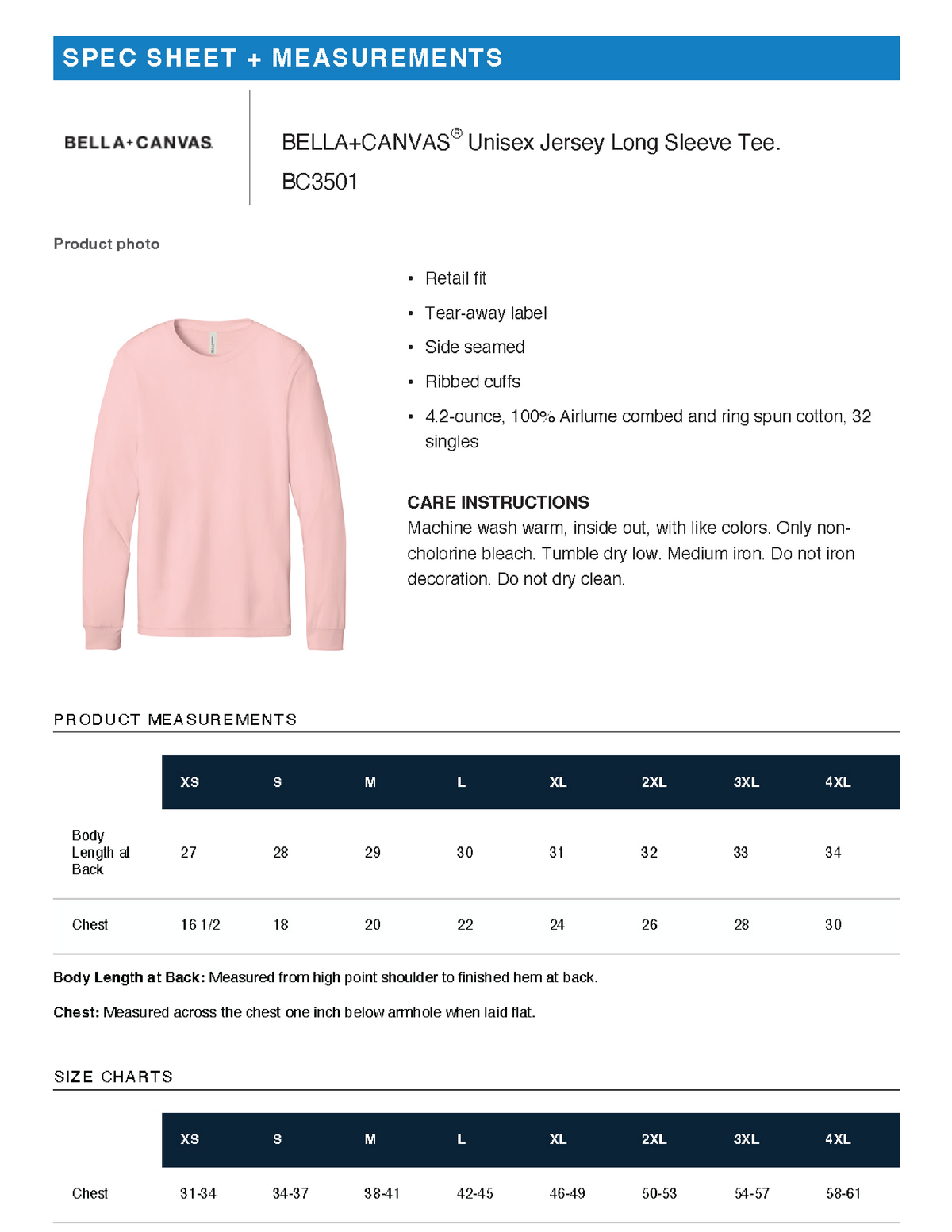 UCECP Pastel Supplies Pink Long Sleeve Tee