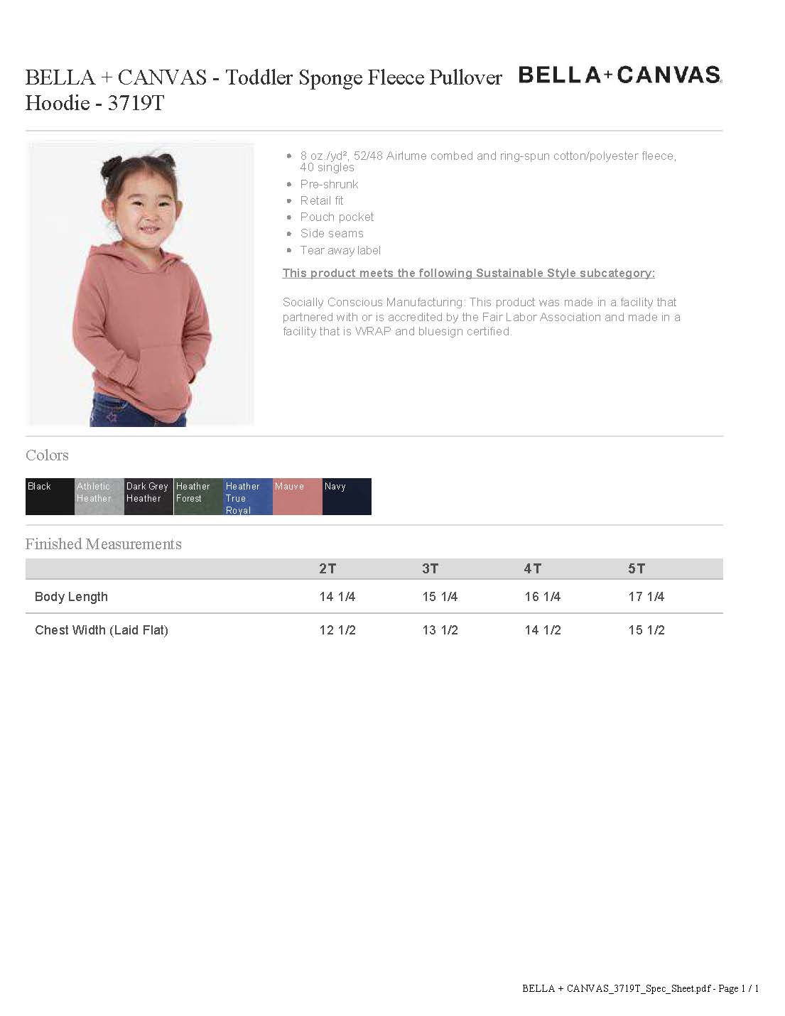 JCYS Kickin' It Hooded Pullover