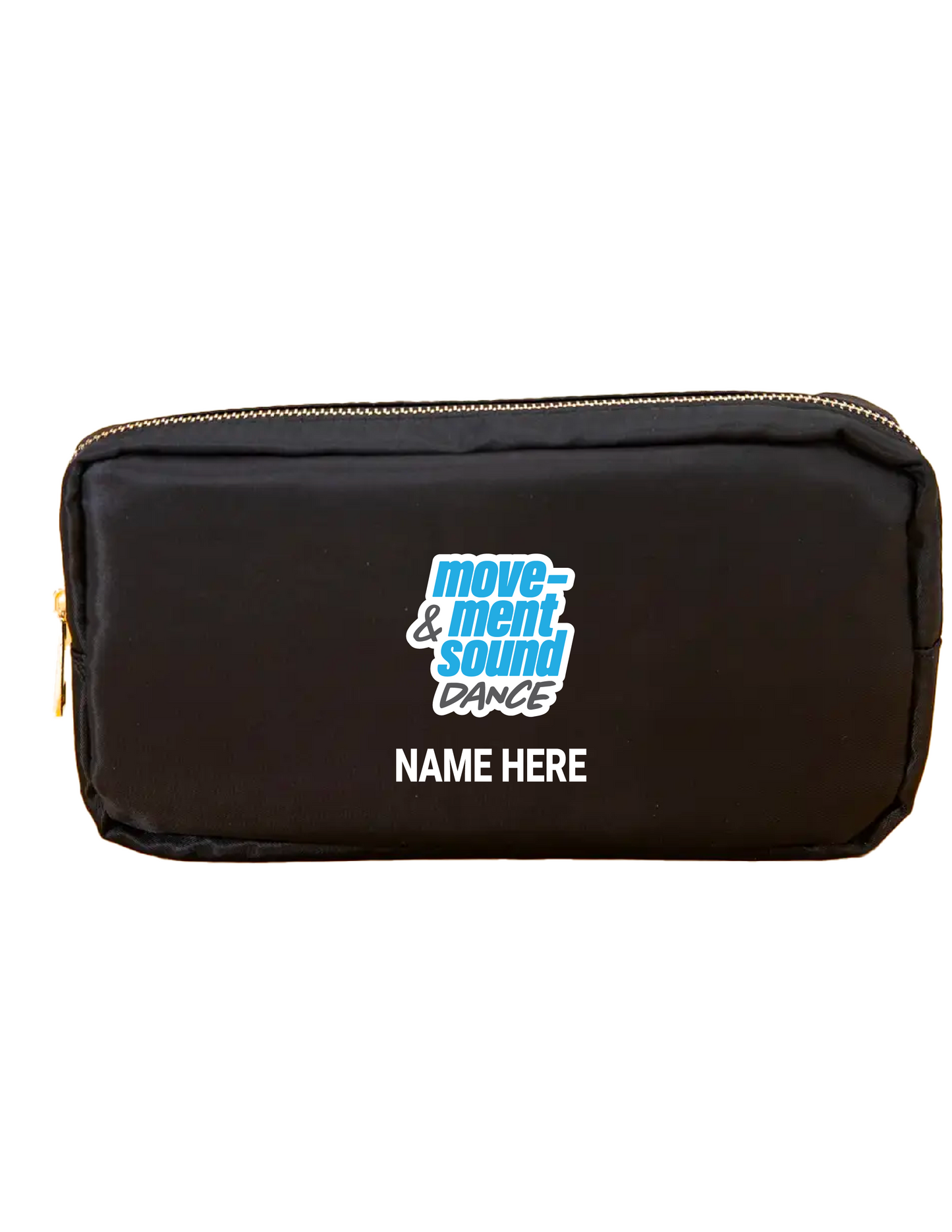 MOVEMENT & SOUND Black Personalized Storage Pouch
