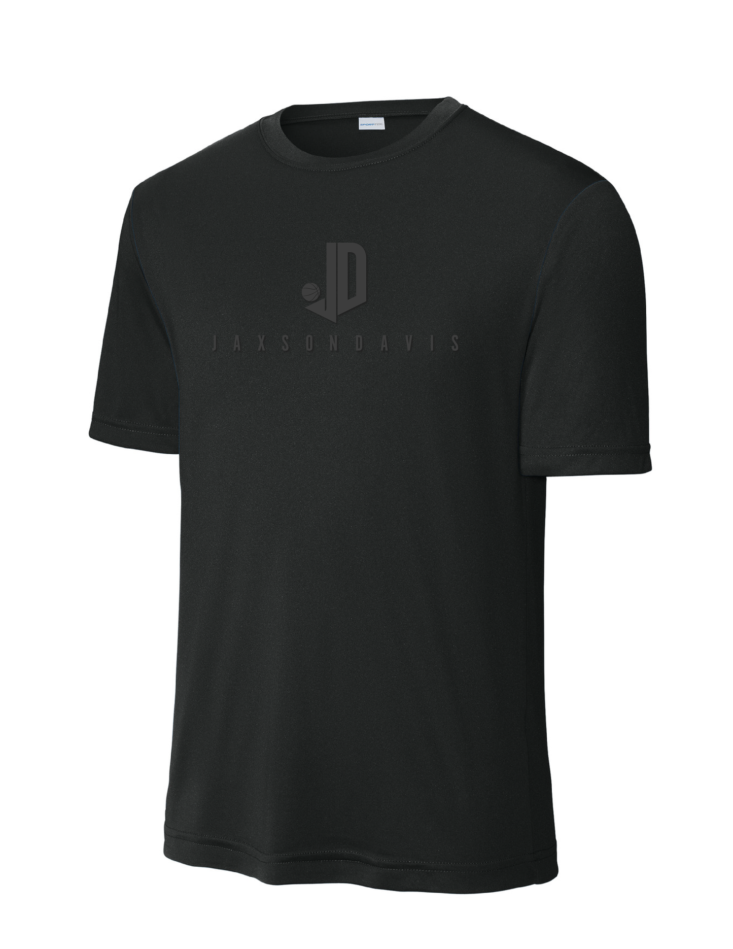 JAXSON DAVIS Black Logo Tee