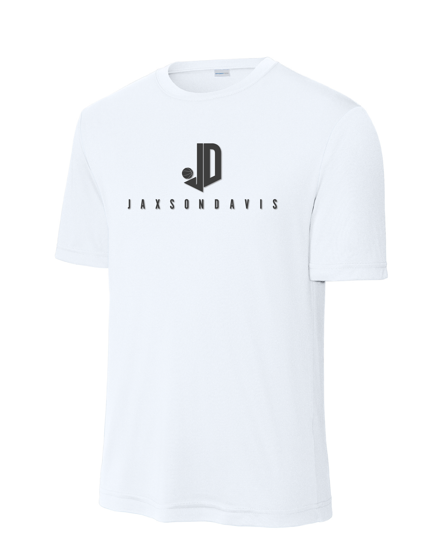 JAXSON DAVIS Black Logo Tee
