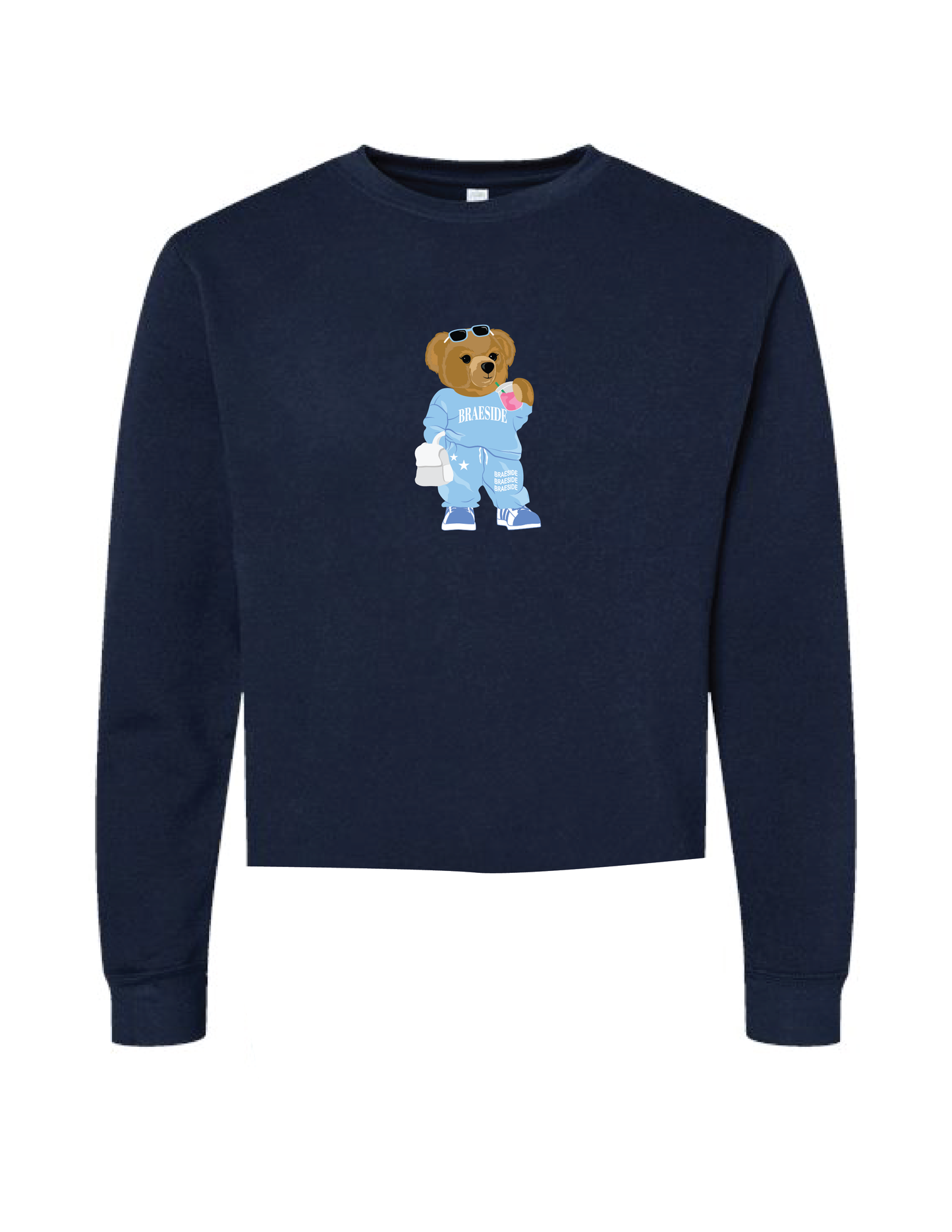 BRAESIDE Beary Cute Boxy Crew