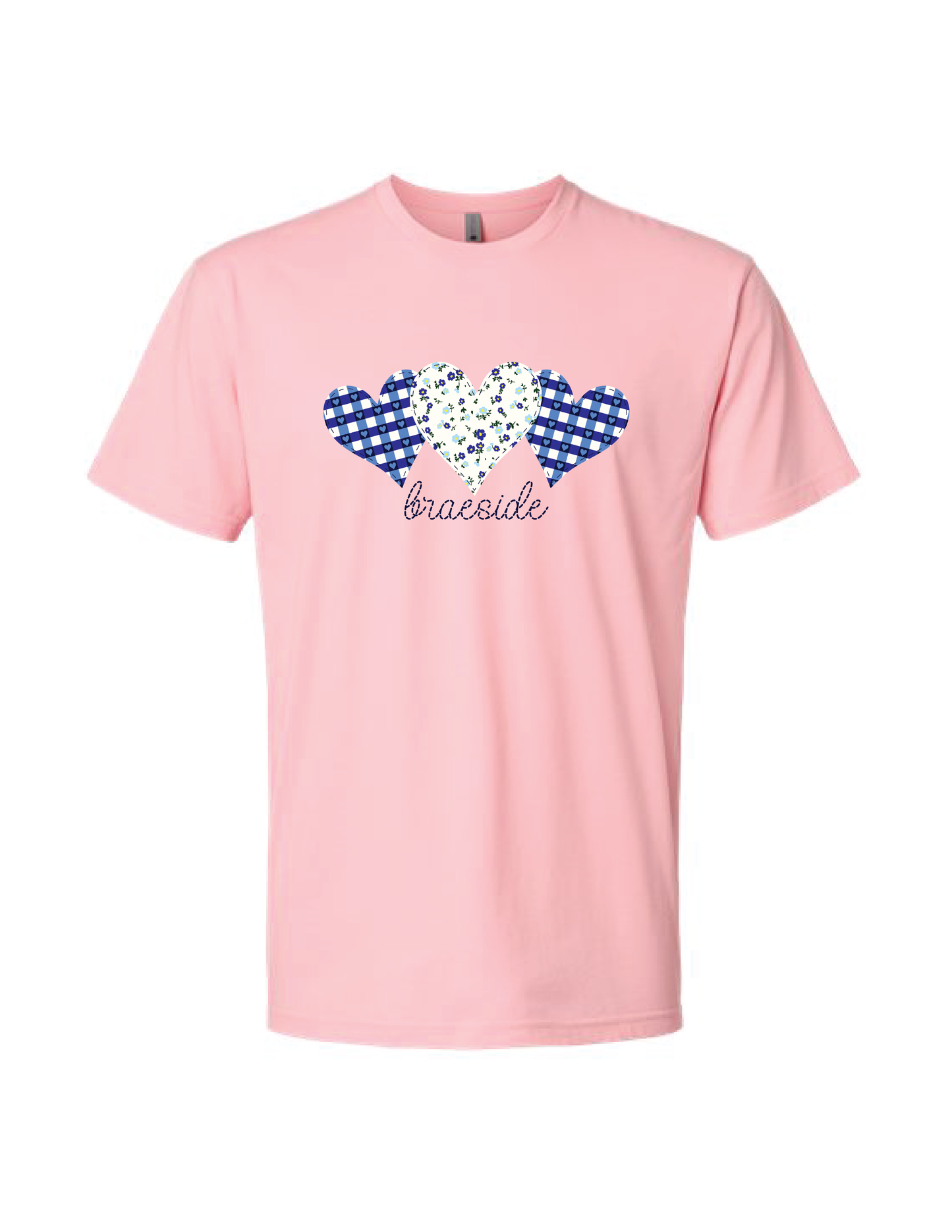 BRAESIDE Heart Patches Boxy Tee