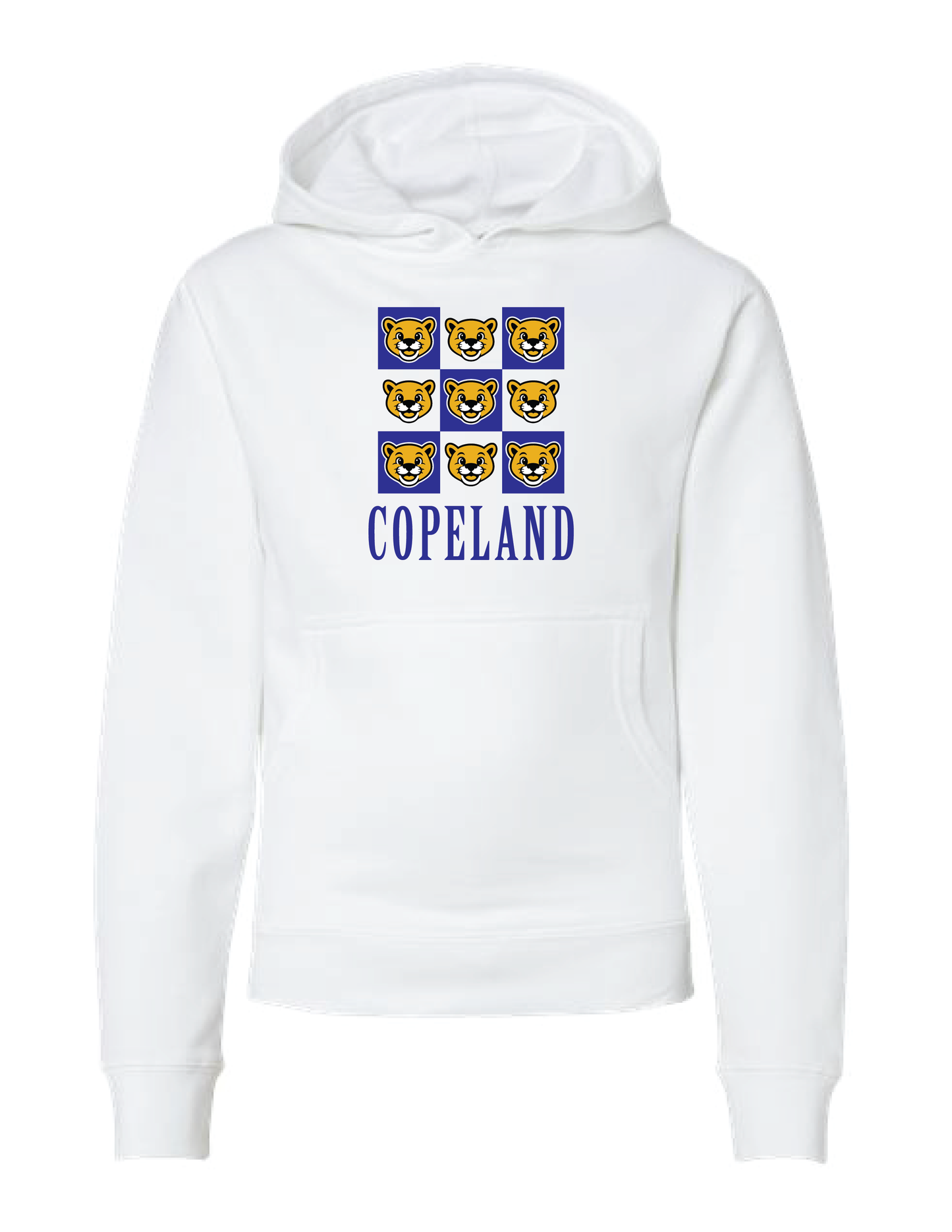 COPELAND Mascot Checker Hooded Pullover