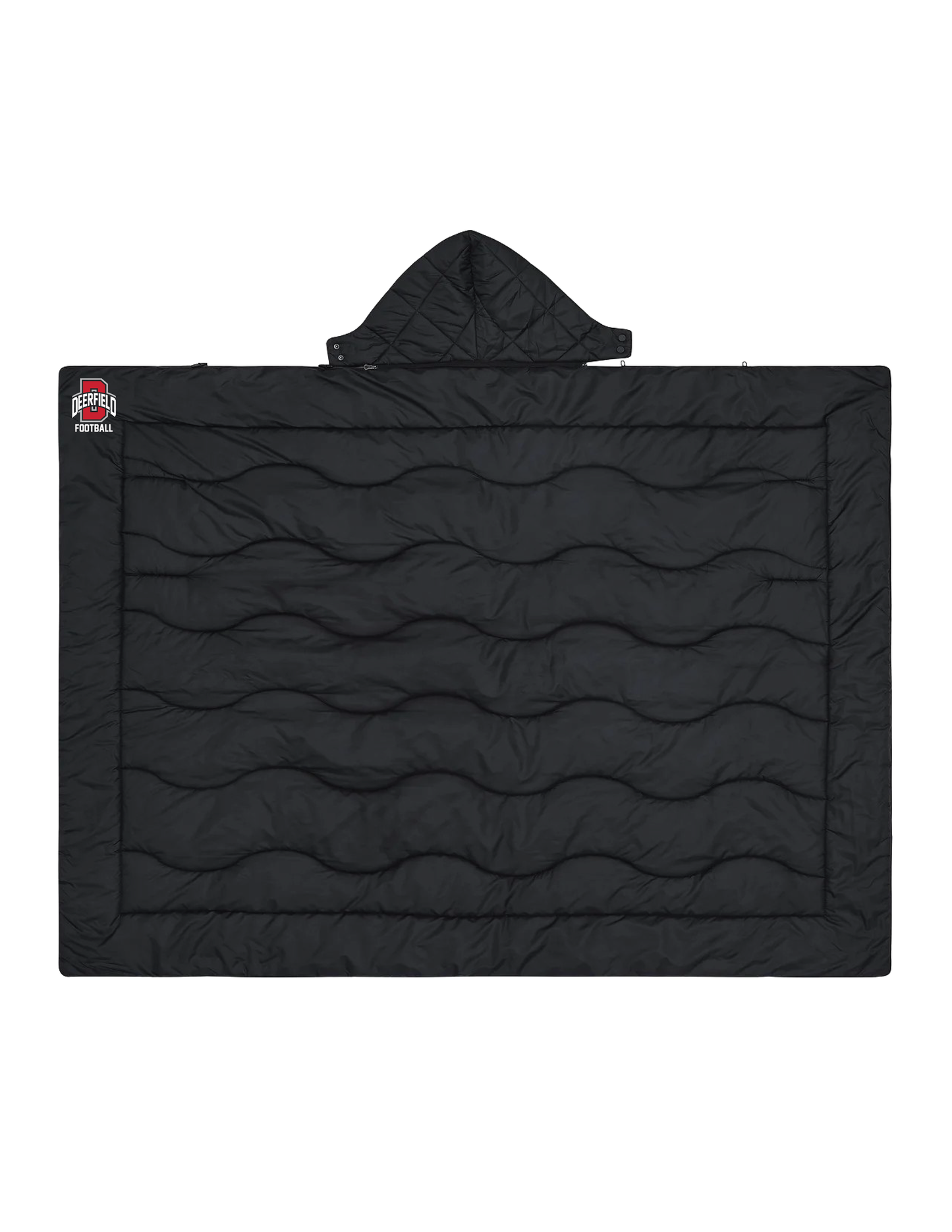 DHS FOOTBALL D Embroidered Hooded Blanket