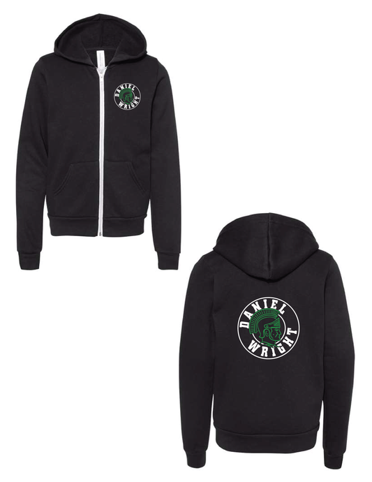 DANIEL WRIGHT Retro Circle Zip Up