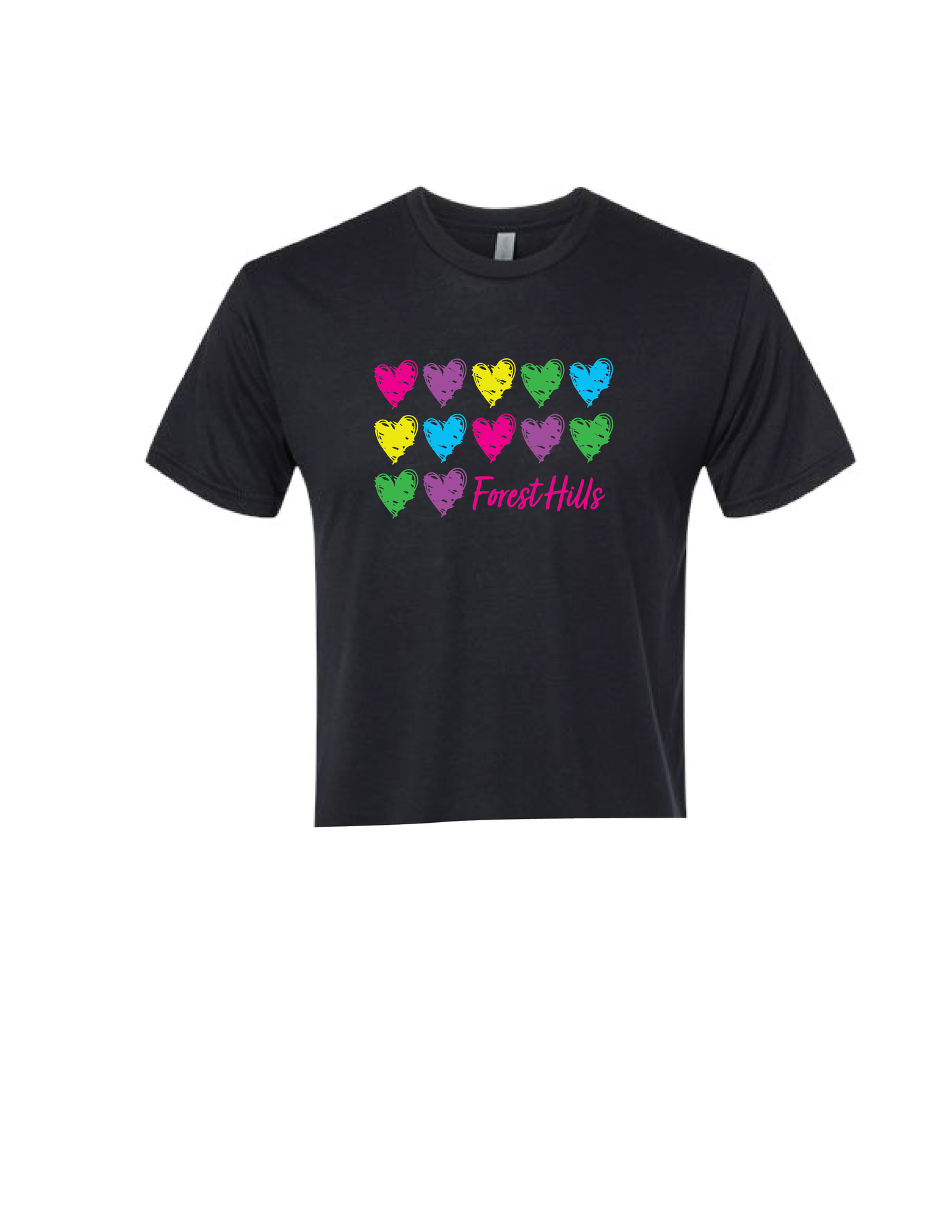 FOREST HILLS Neon Hearts Tee