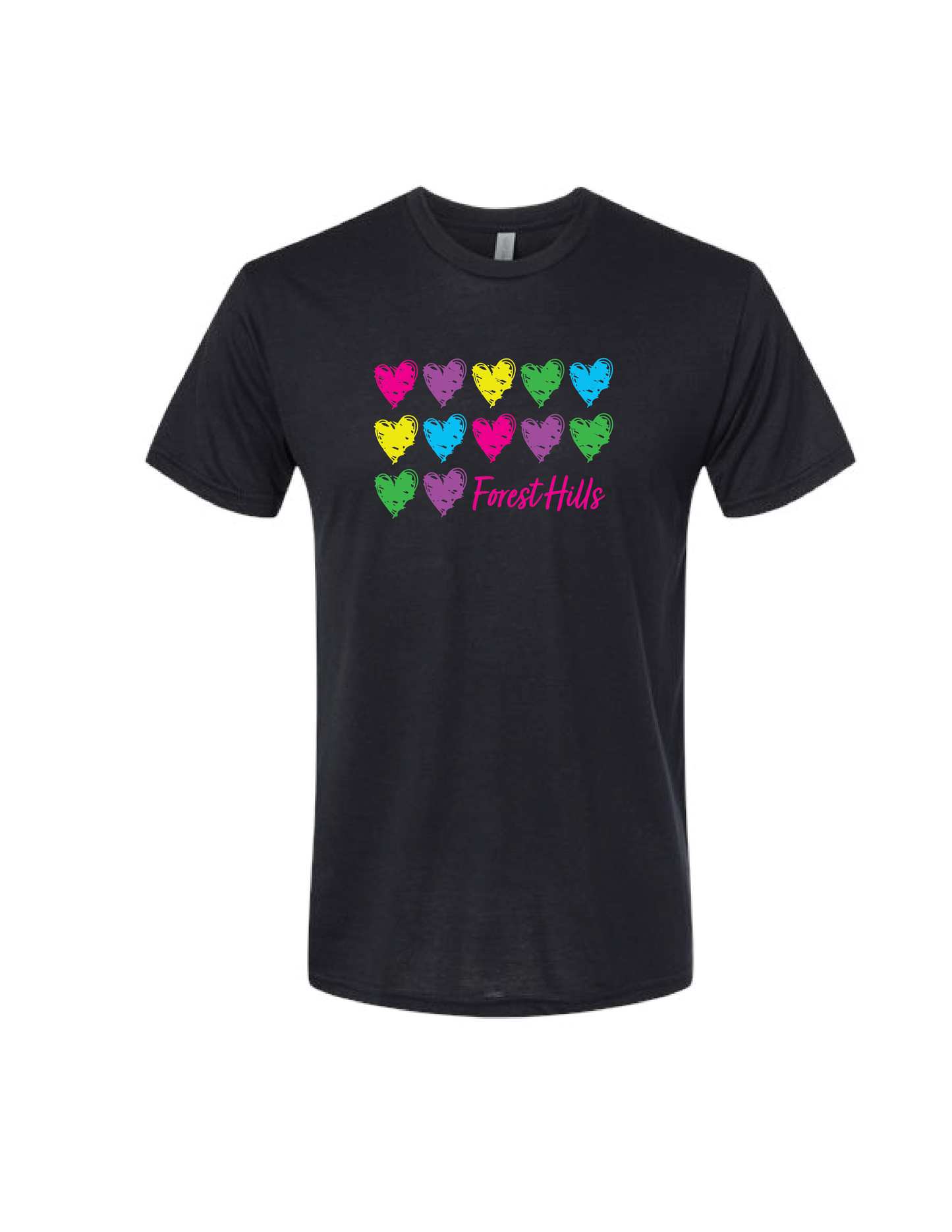 FOREST HILLS Neon Hearts Tee