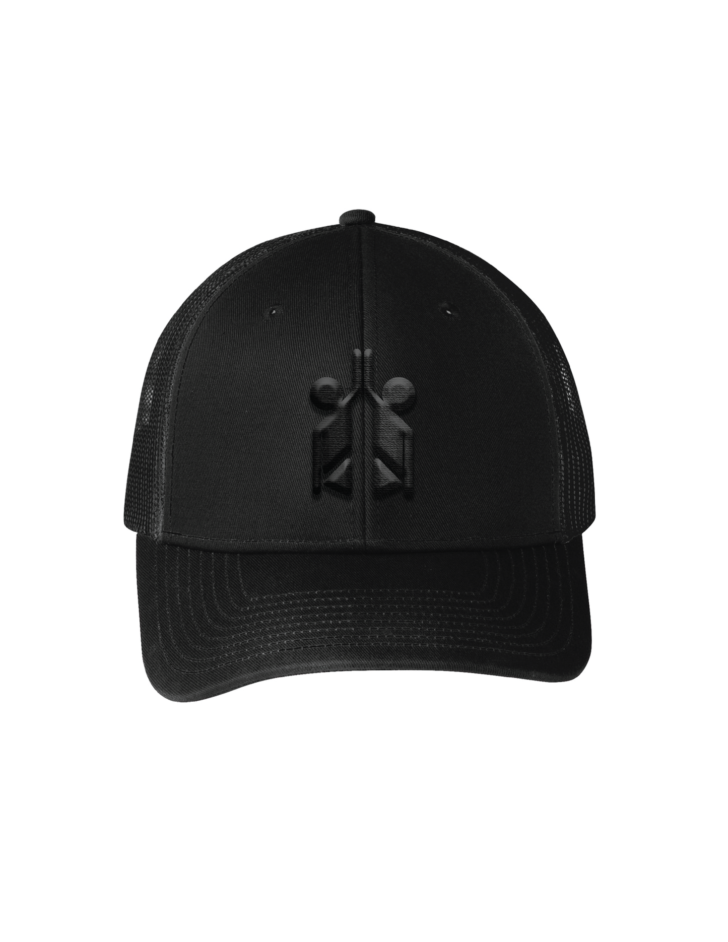 HI FIVE SPORTS Monochrome Logo Puff Embroidered Baseball Hat