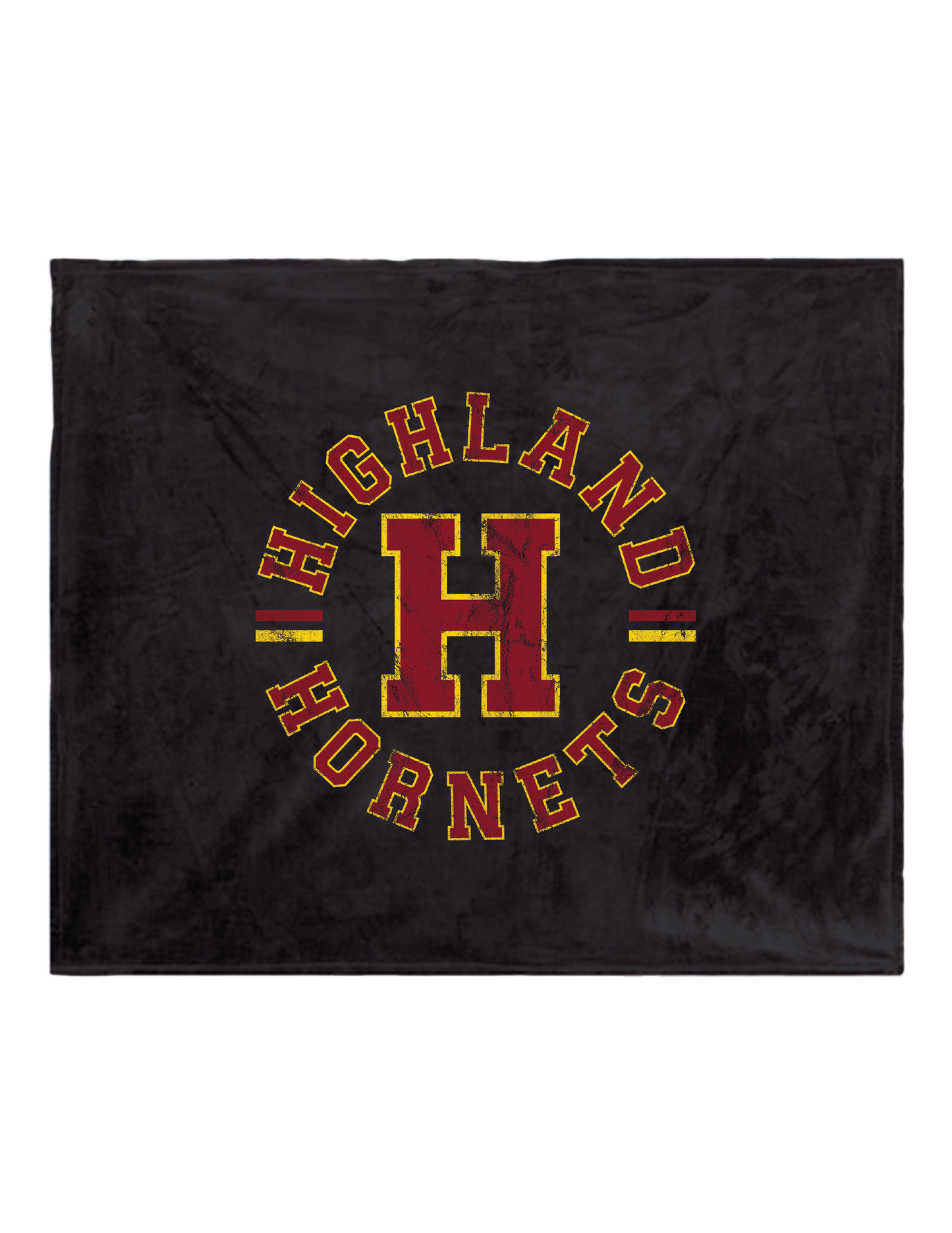 HIGHLAND Vintage Circle Fleece Blanket