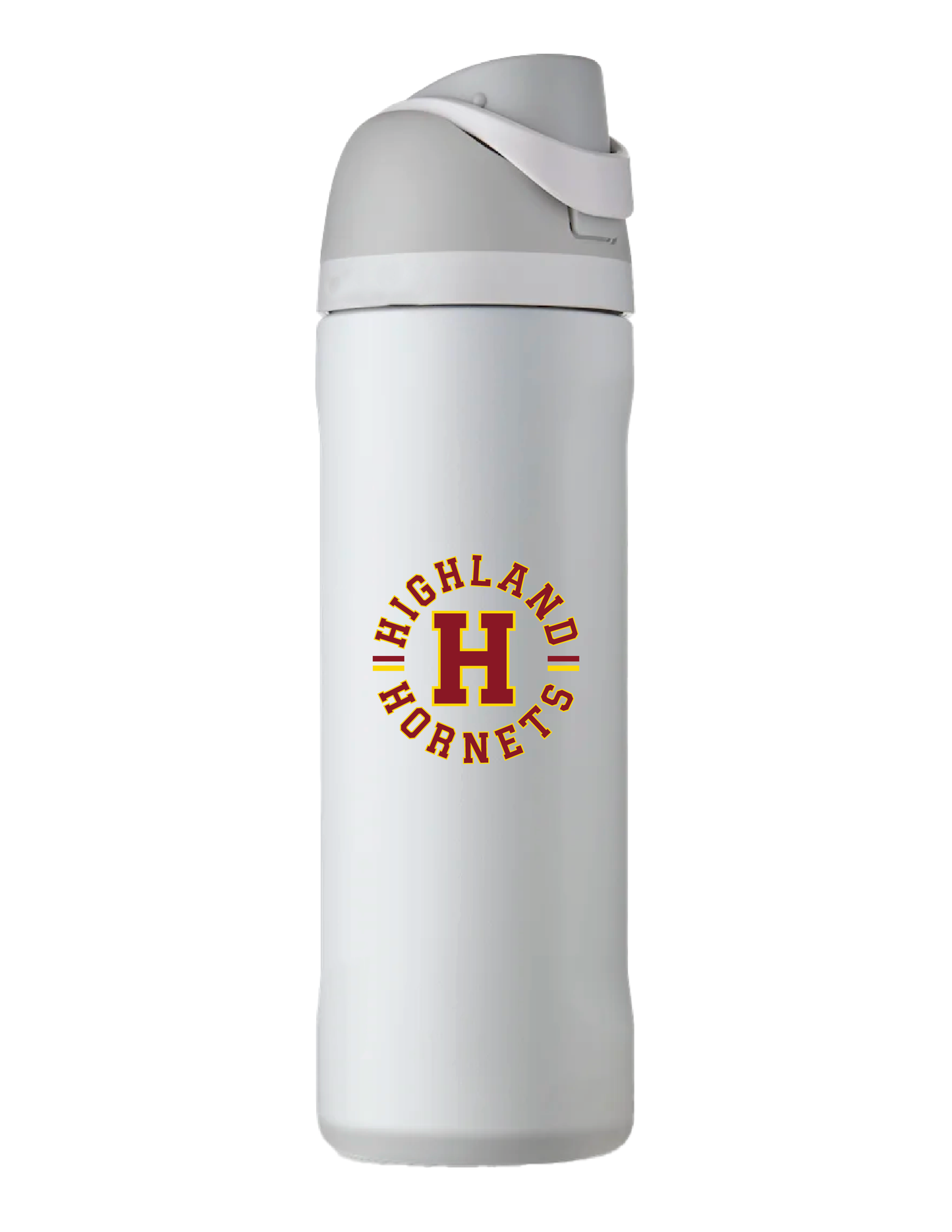 HIGHLAND Vintage Circle White Water Bottle
