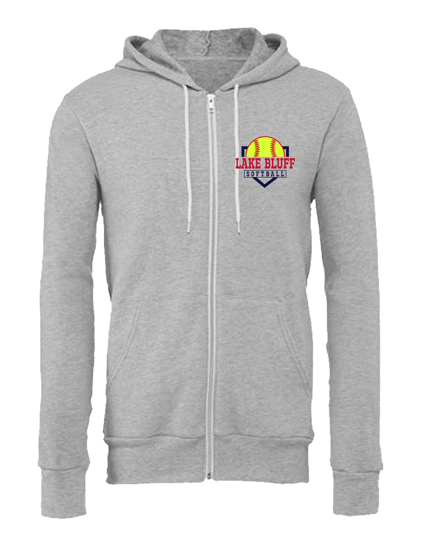 LB SOFTBALL Home Plate Zip Up