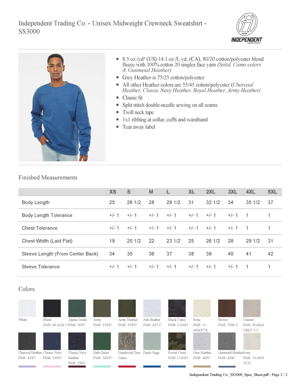 NBJH Script Edition Crew Neck