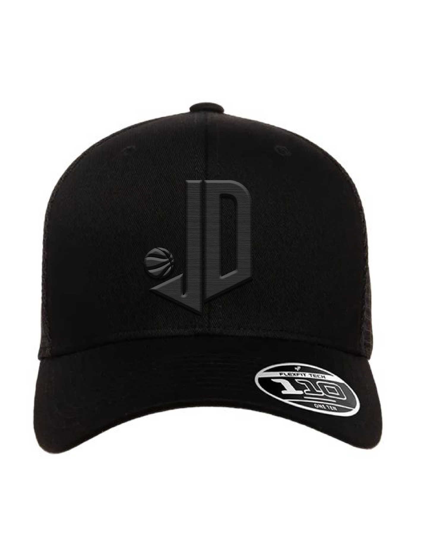 JAXSON DAVIS JD BLACK EMBROIDERED BASEBALL HAT