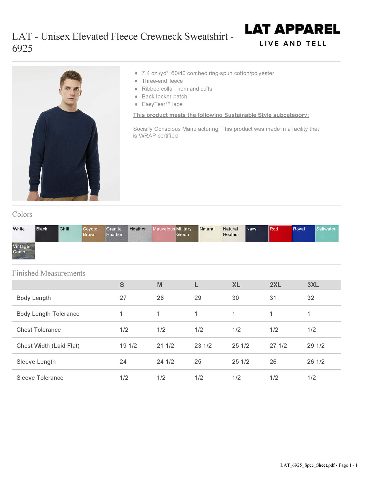YOUNG EXPLORERS Green Pennant Crew Neck