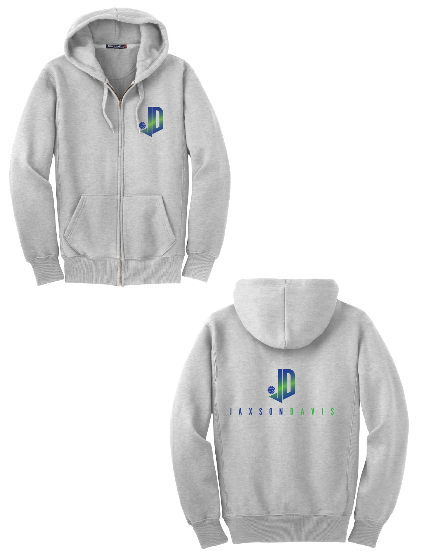 JAXSON DAVIS Logo Zip Up