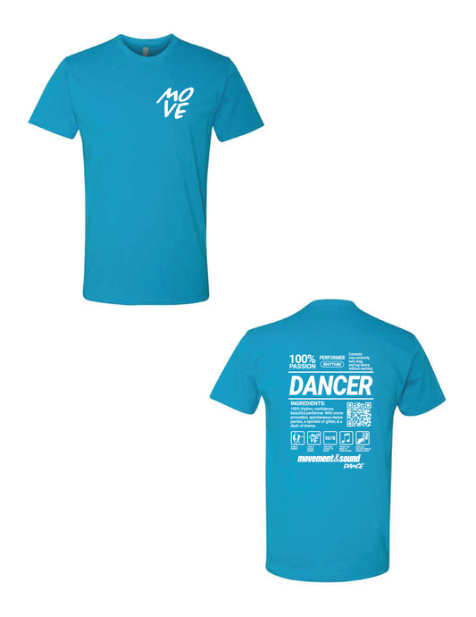 MOVEMENT & SOUND Dancer Ingredients Tee