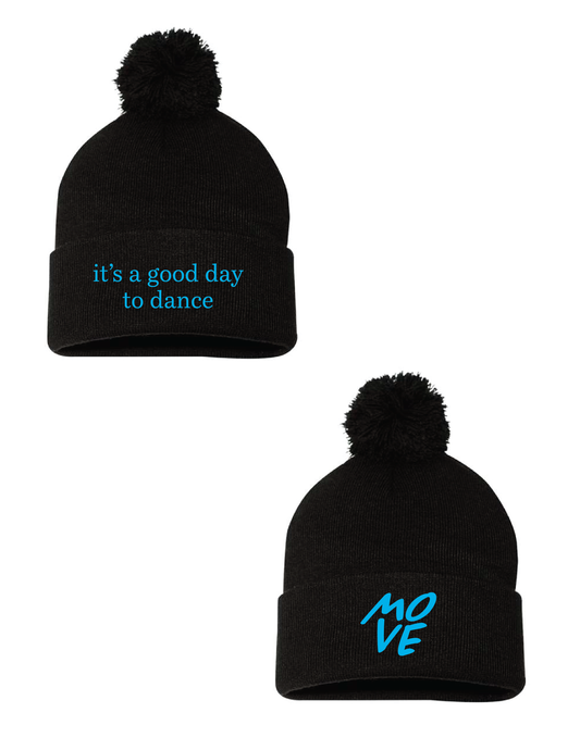 MOVEMENT & SOUND It's A Good Day To Dance Embroidered Winter Hat