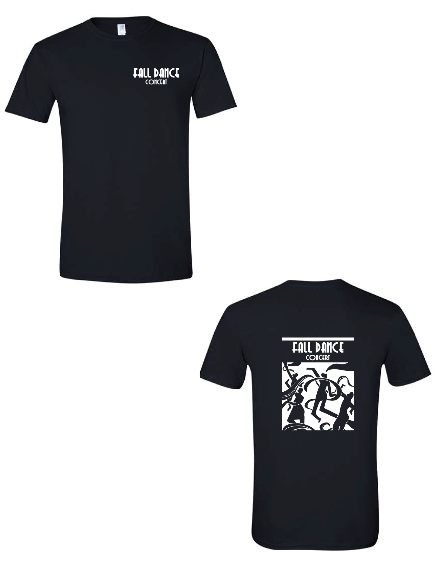 NIU DANCE Black Fall Concert Tee