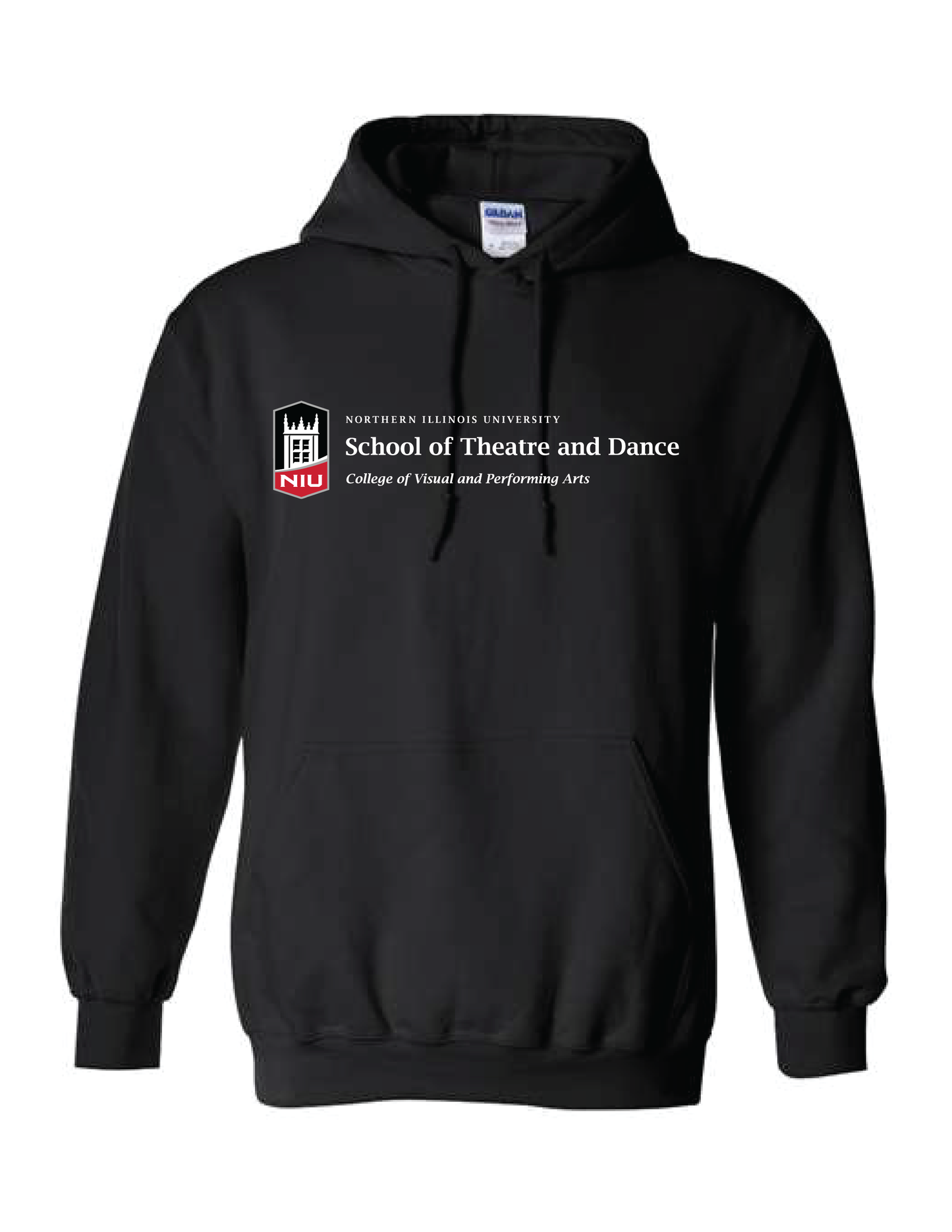 NIU THEATRE & DANCE Logo Hooded Pullover
