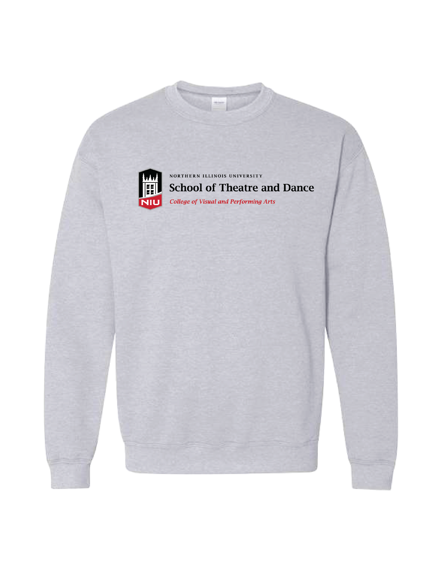 NIU THEATRE & DANCE Logo Crew