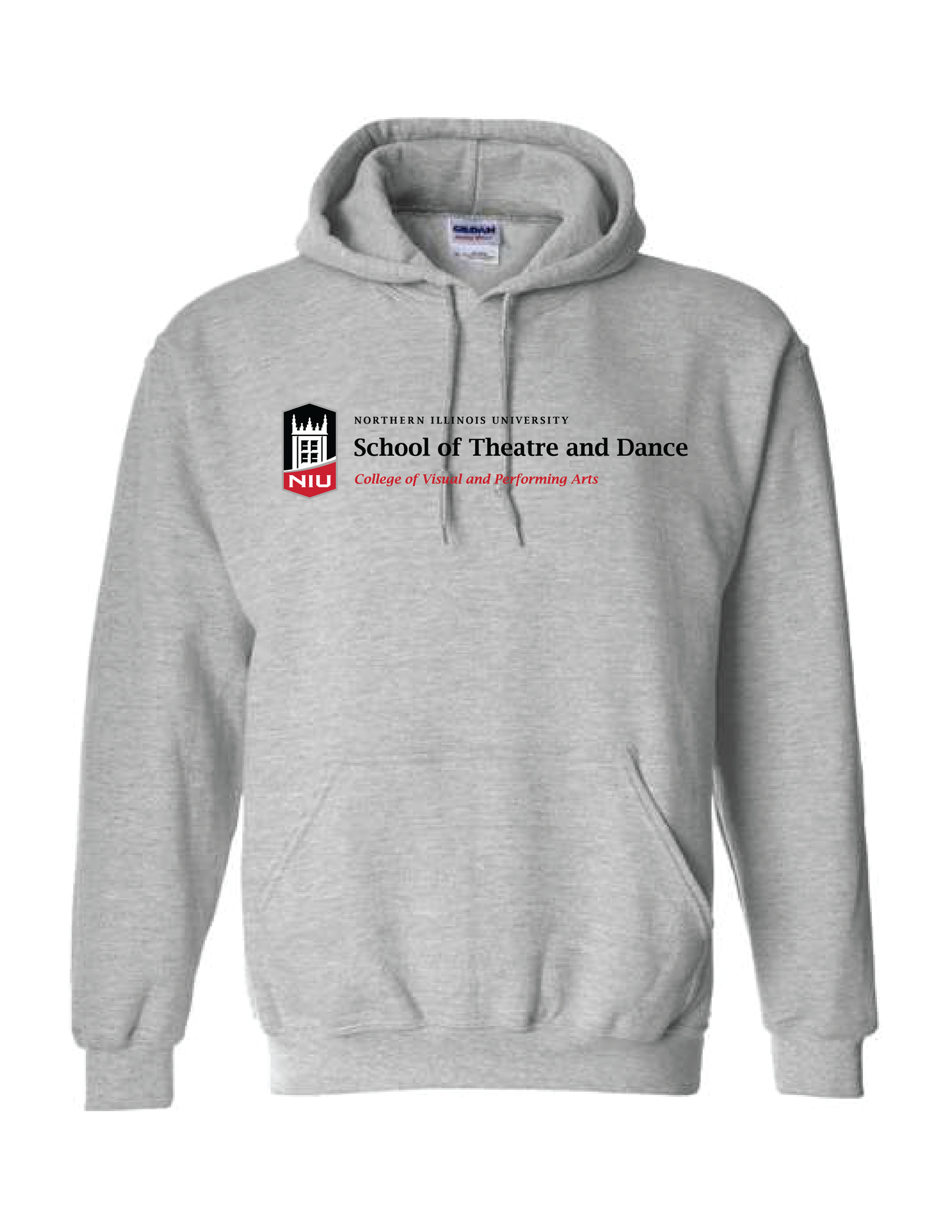 NIU THEATRE & DANCE Logo Hooded Pullover