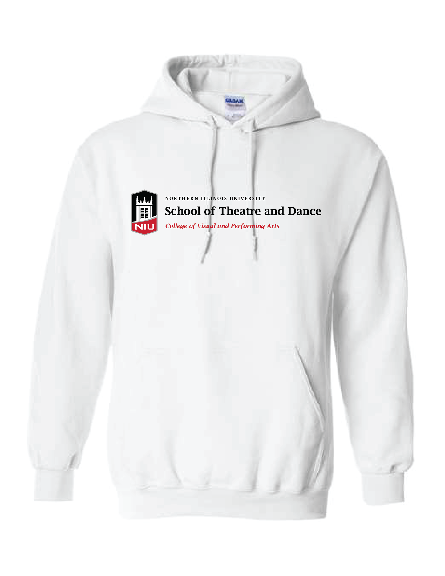 NIU THEATRE & DANCE Logo Hooded Pullover