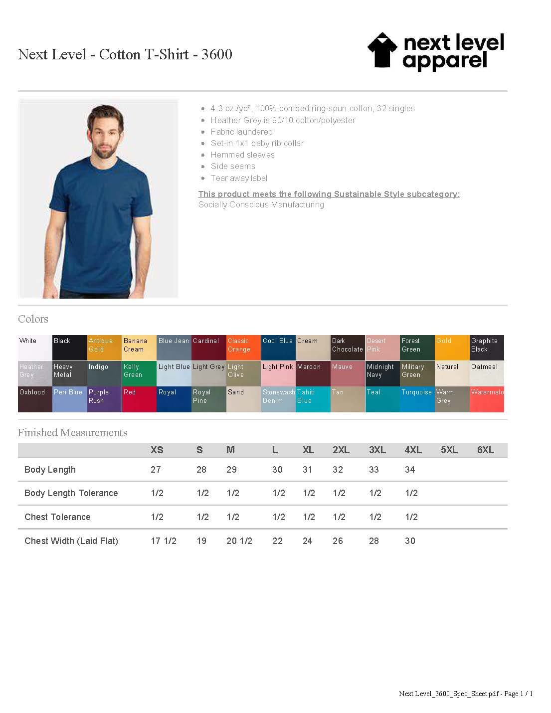 WALDEN Swish Tee