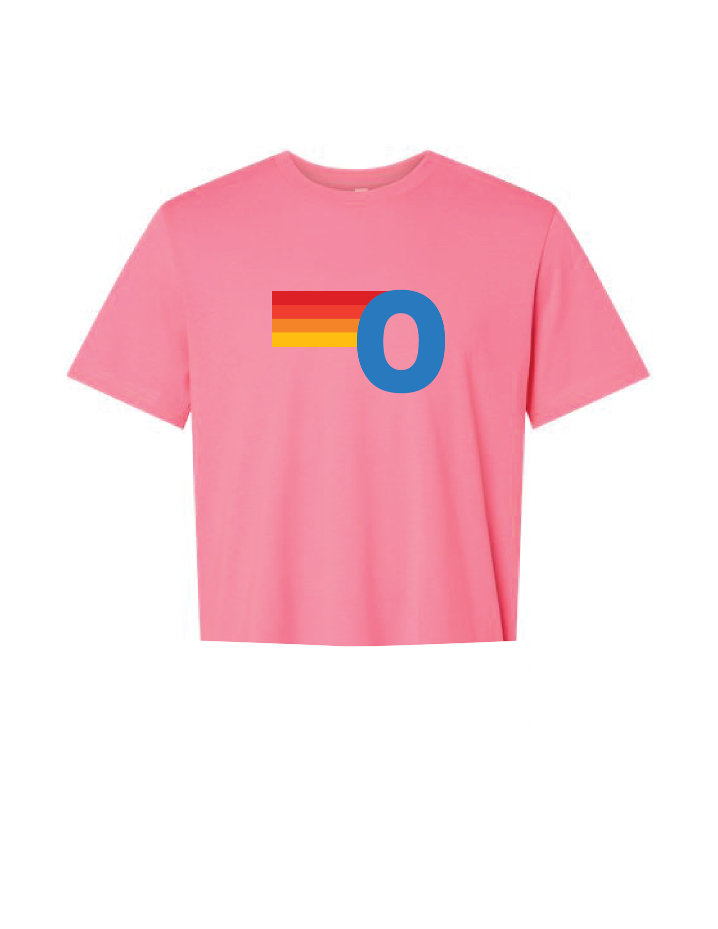 OAK SCHOOL Neon Stripes Boxy Tee