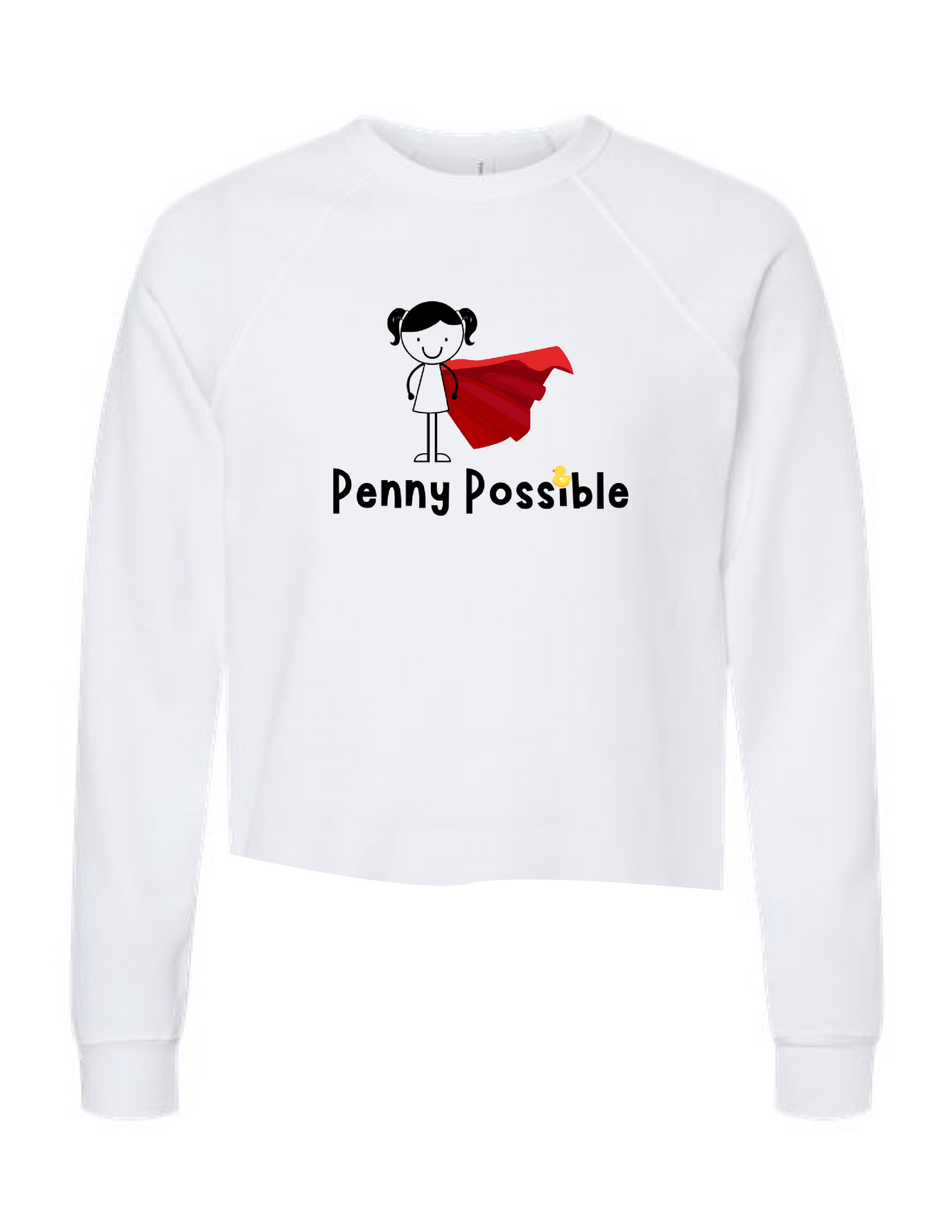 PENNY POSSIBLE Big Logo Boxy Crew Neck Pullover