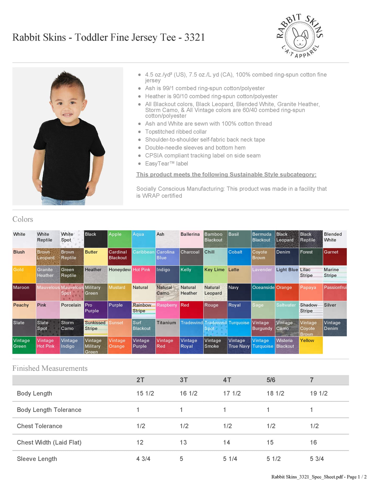 LAKE BLUFF PRESCHOOL Blue Tee