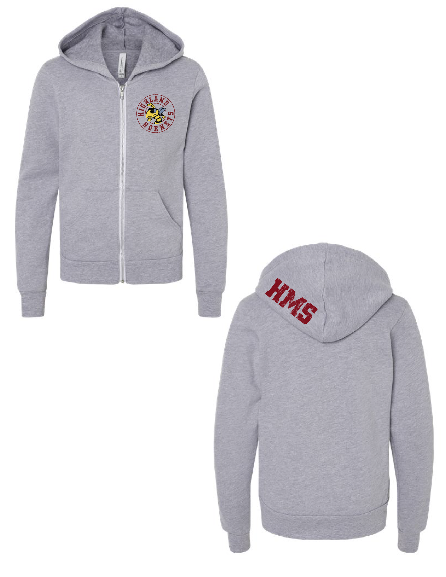 HIGHLAND Retro Circle Zip Up