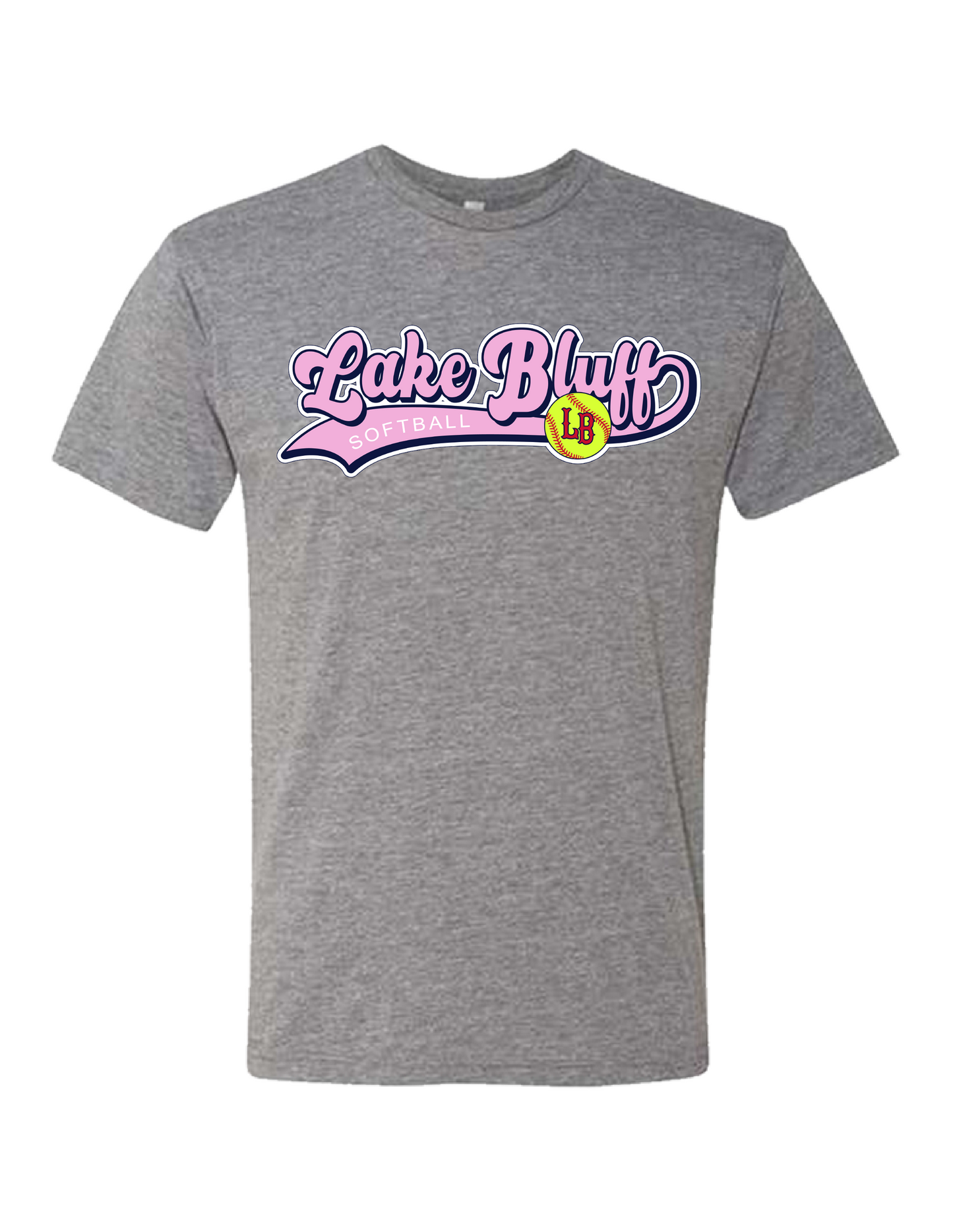 LB SOFTBALL Retro Script Tee