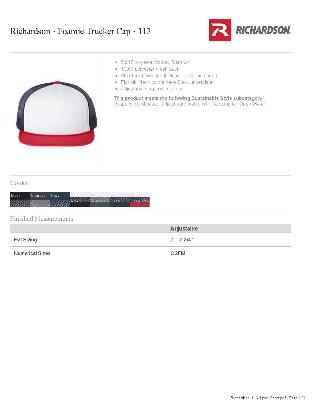 LB SOFTBALL Classic Foam Trucker Hat
