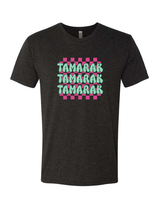 TAMARAK Checker Repeat Tee