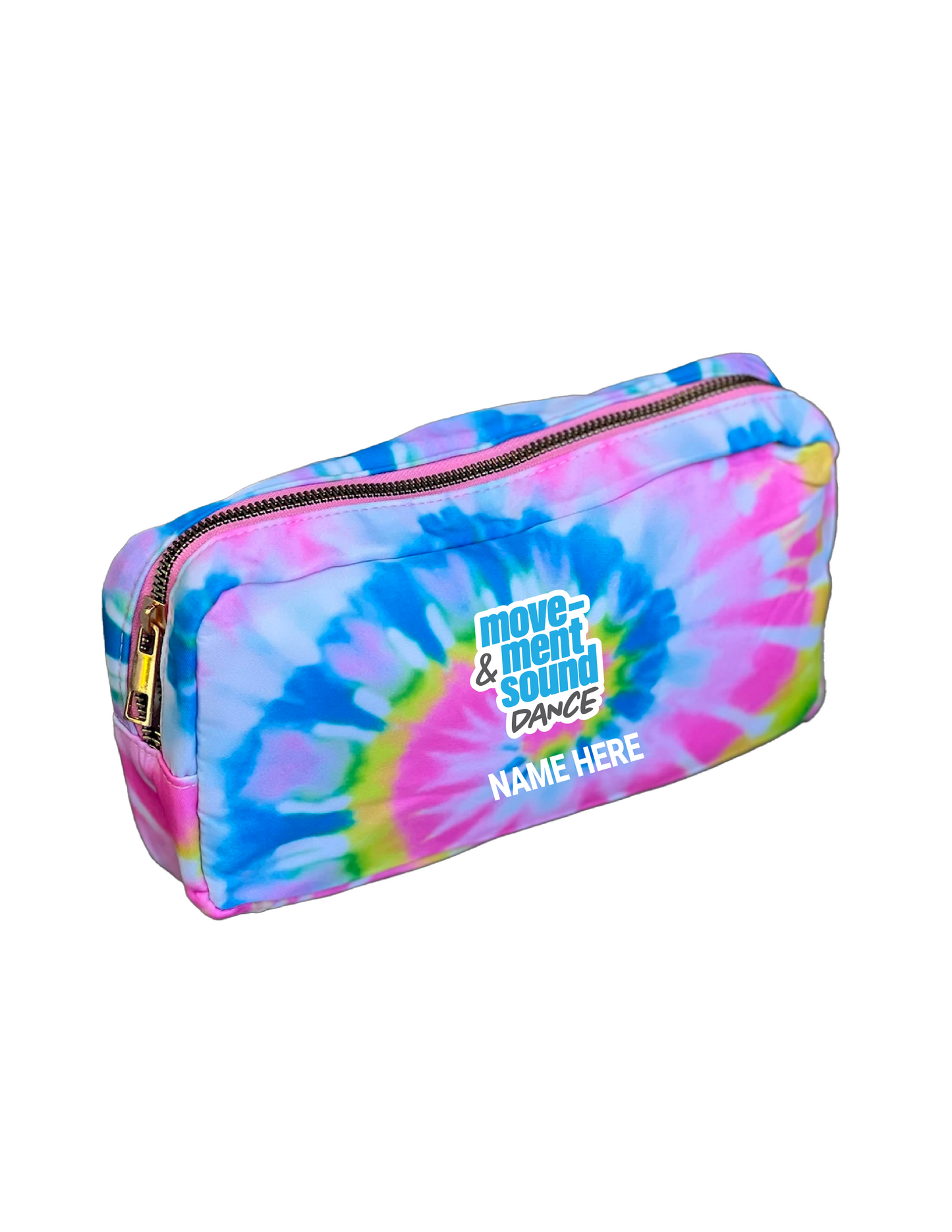 MOVEMENT & SOUND Tie Dye Personalized Storage Pouch