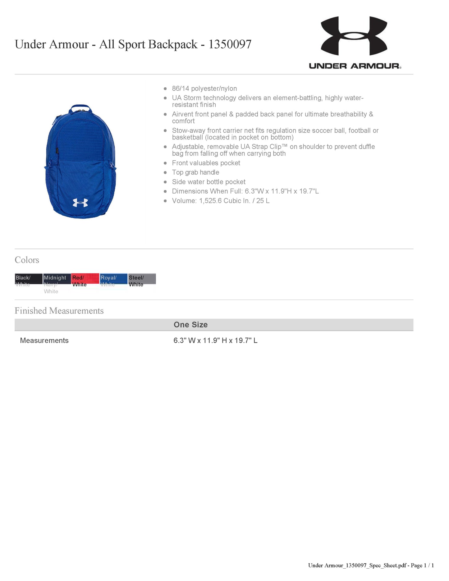 DG ELITE Personalized Embroidered Backpack
