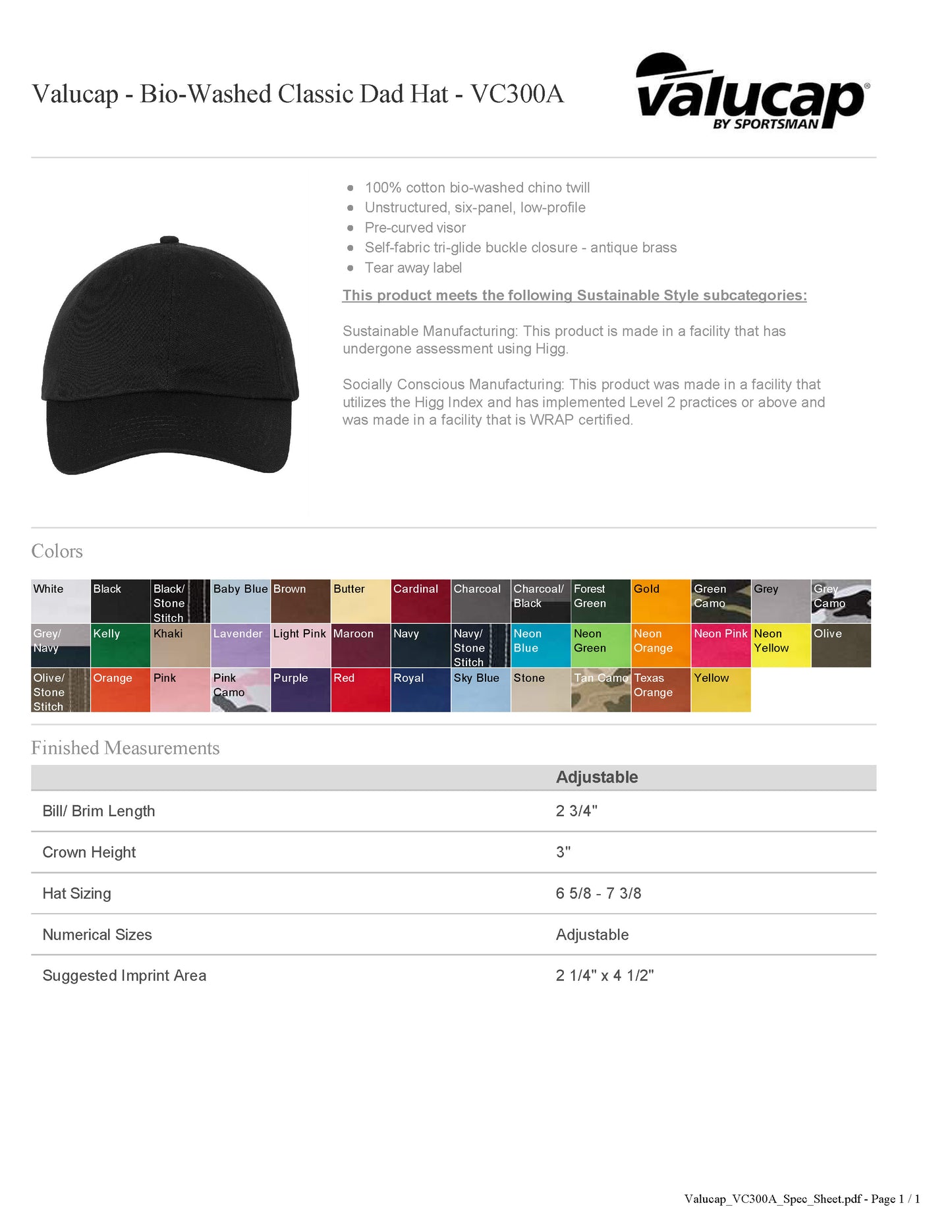 MOVEMENT & SOUND It's A Good Day To Dance Embroidered Baseball Hat