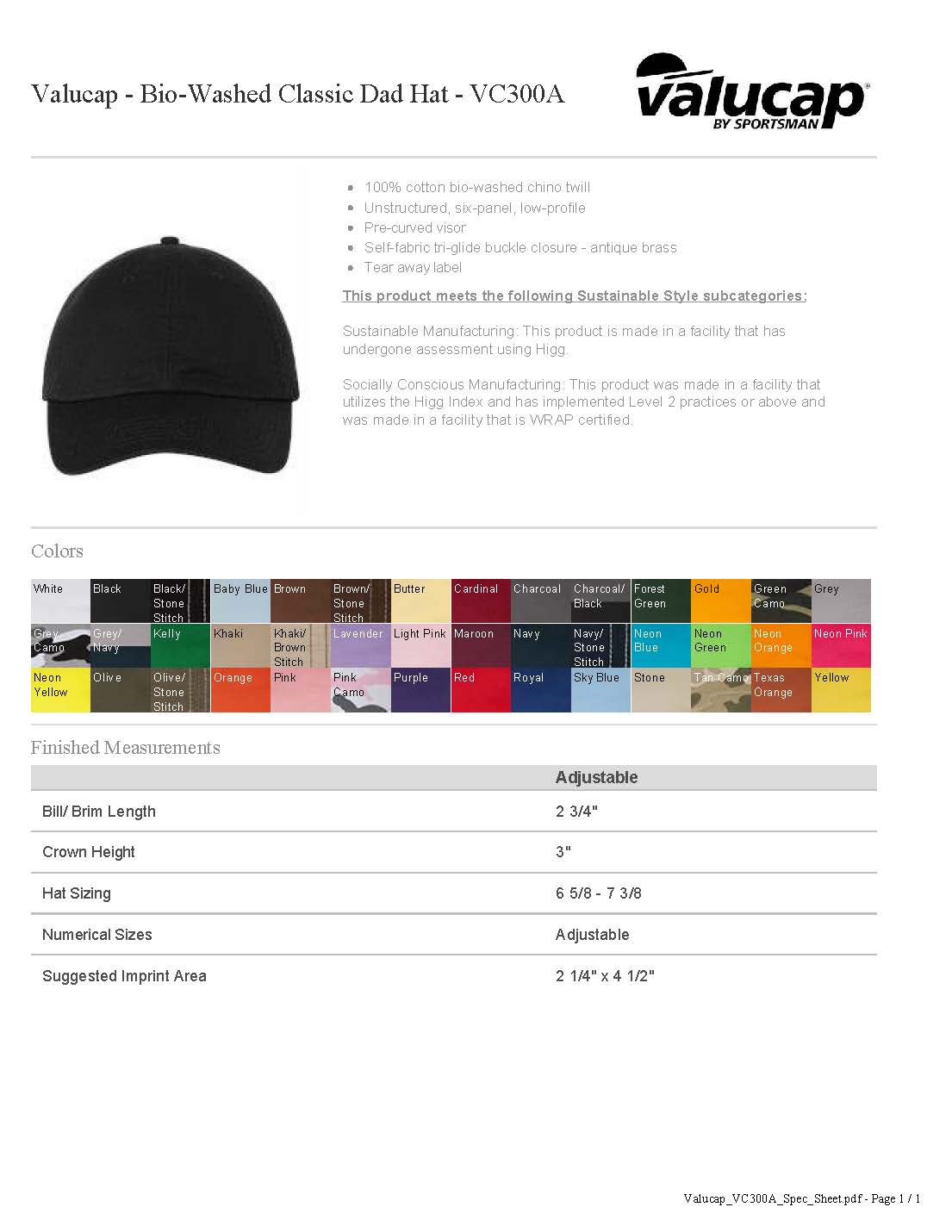 HOLLEB ACRES Embroidered Unstructured Baseball Hat