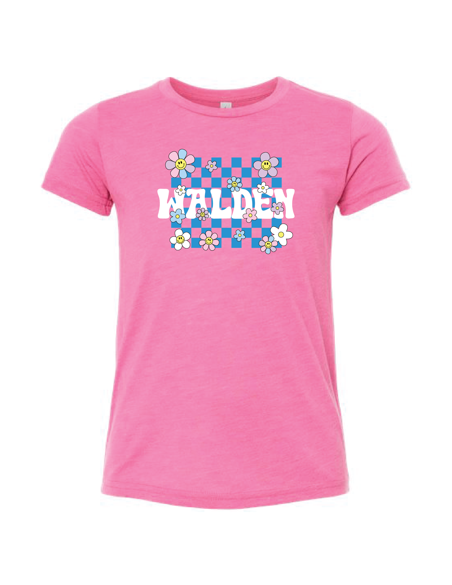 WALDEN Floral Smiley Boxy Tee