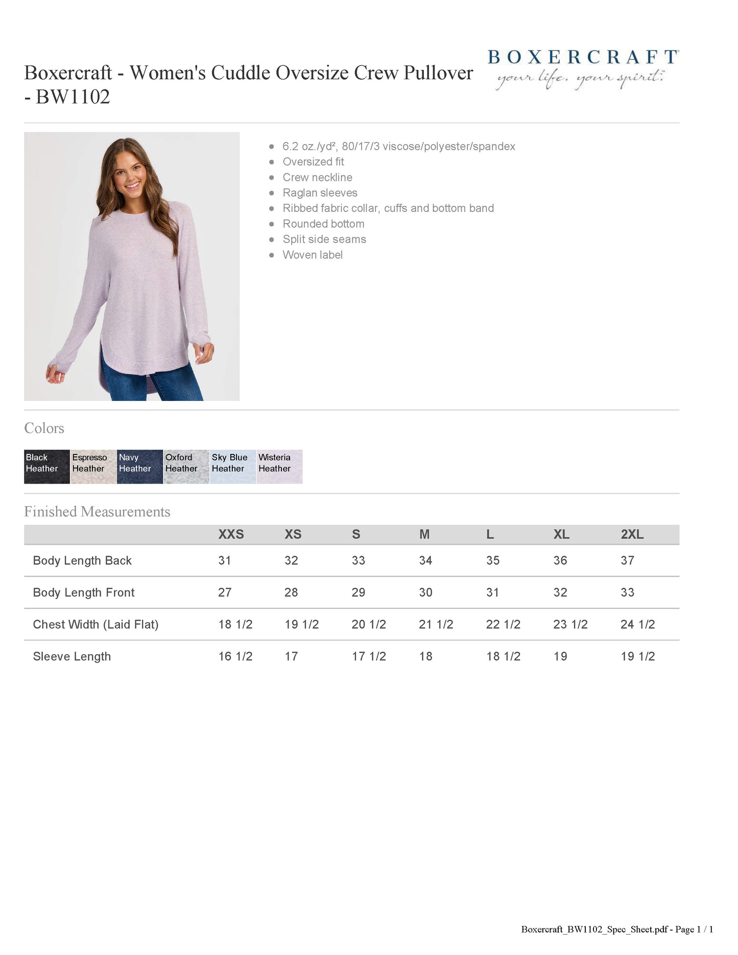 WILMETTE PADDLE Hachi Long Sleeve Crew Neck