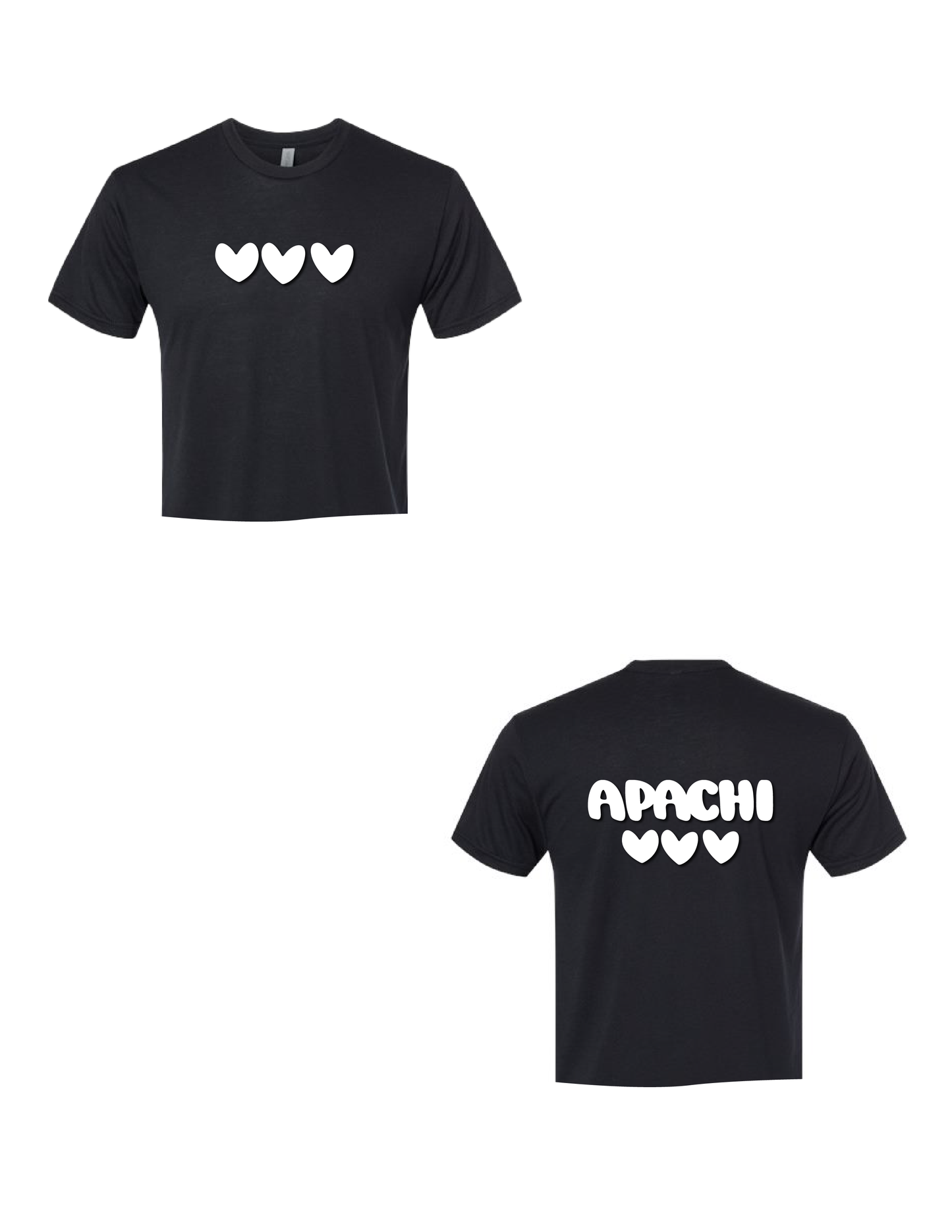 CUSTOM Hearts Puff Tee